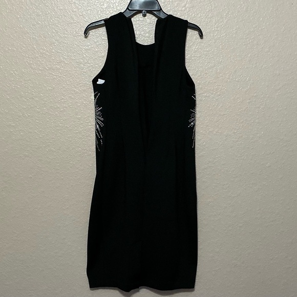 Andrew Marc Chic Beaded Black Sheath Dress - Picture 7 of 8